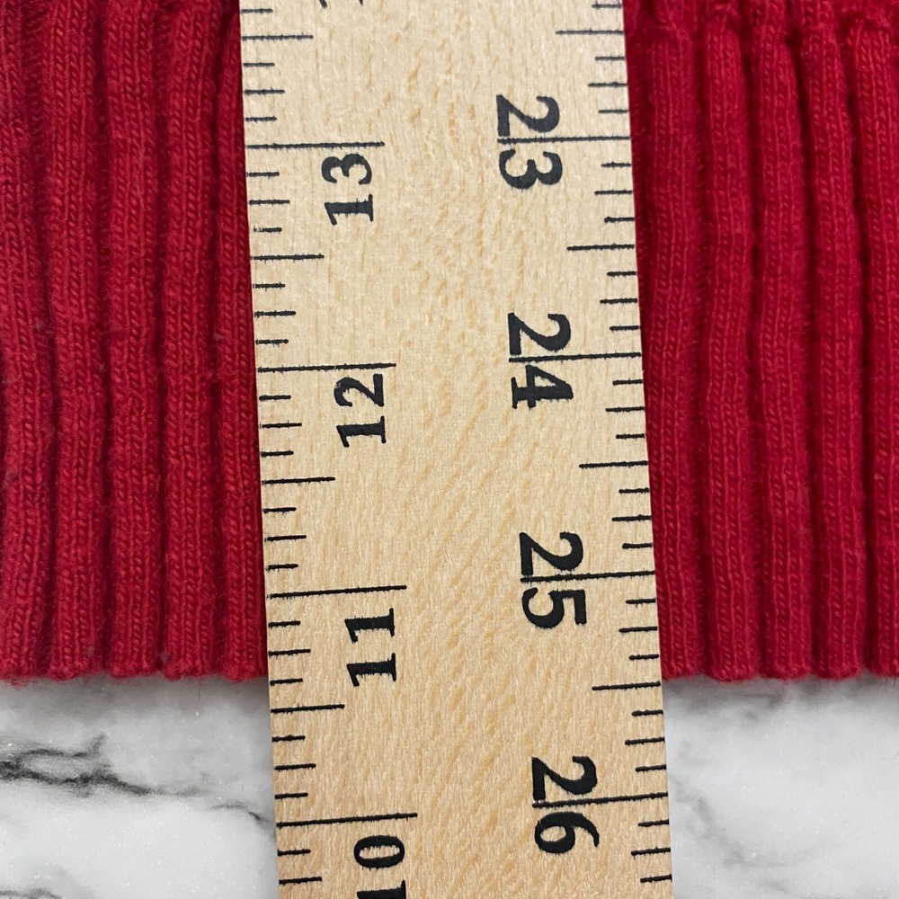MOSSIMO SUPPLY CO Womens Sweatshirt Size L Red Long Sleeve Pullover Knit - Picture 9 of 9